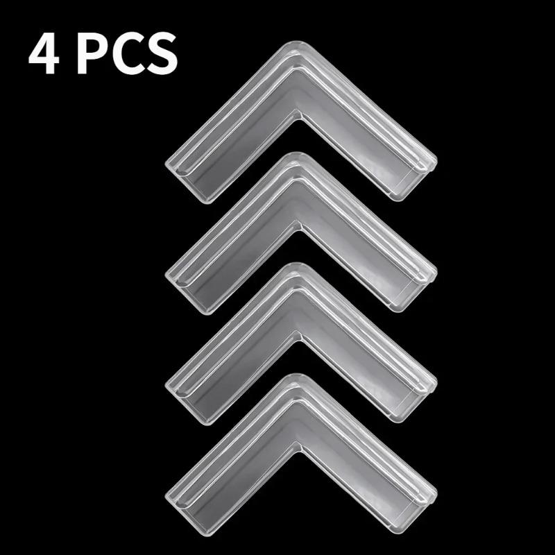 4~16PCS Safety Corner Protection Table Silicone Edge Corner Guard Transparent Anti Collision Desk Edge Protection Cover