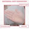 100Pcs Non-Woven Face Makeup Protector Hood Breathable Makeup Clothing Protector  Wedding Supply