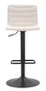 Bar Stool With Lift High White Cm 43X49,5X85,5-107(Seat Cm 61-82,5) Set 2Pcs