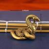 1pc Traditional Brass Snake Figurine Traditional Brass Figurines Zodiac Collectible Desk Ornaments Home Office Decor Tea Pet