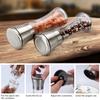 Salt Pepper Grinder Spices Pepper Mill Seasoning Bottle Grinder Stainless Steel Combo Shakers with Adjustable Coarse Mills