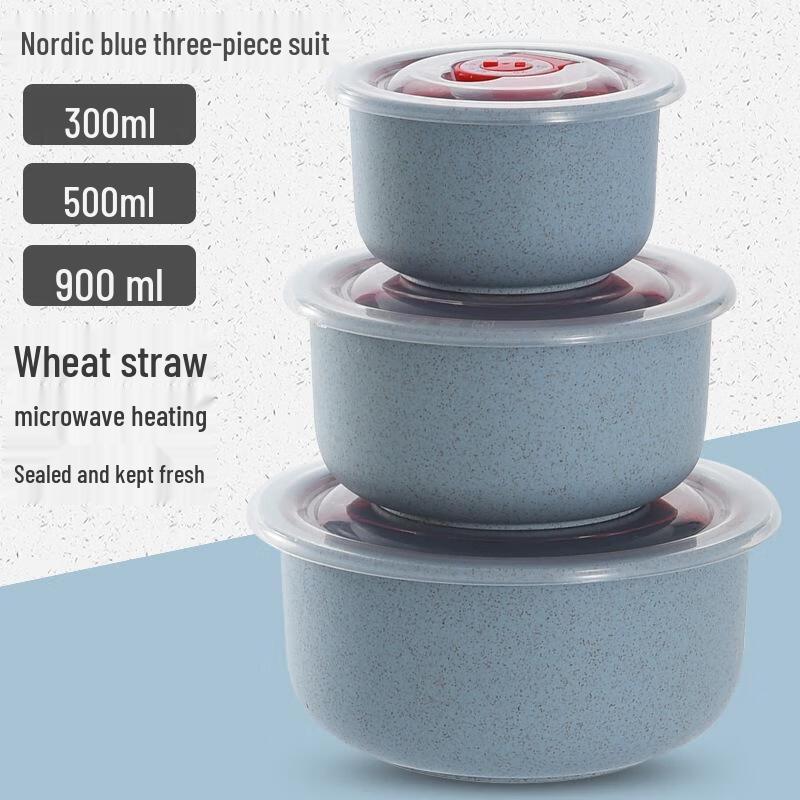 Wheat Straw Food Storage Container Set