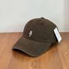 Fashion Hat Korean new letter embroidered baseball cap autumn casual sun hat men's and women's washed cotton soft top cap