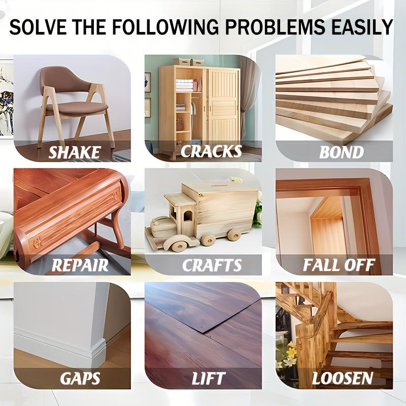 Multi-Purpose Woodworking Glue - Special Strong Adhesive for Sticking Wood, Universal Repair for Solid Wood Floors, Chairs, Stools, Table