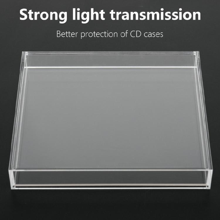 Acrylic CDs Holder CDs Display Rack CDs Storage Box CDs Record Storage Stand Standard CDs Cases Wall Mount Display Shelf