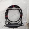 Horse Bridle Black & Golden Stone Crystal Browband Black Padding Dressage Bridle.