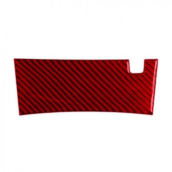 For Honda Accord 2013-17 Red Carbon Fiber Central Armrest Lower Panel Cover Trim