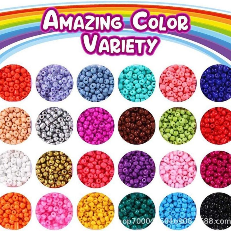 White and Black Bracelet Beads Set Creative Crafts Supplies Acrylic Flat Round Cartoon Letter Beads for Crafting