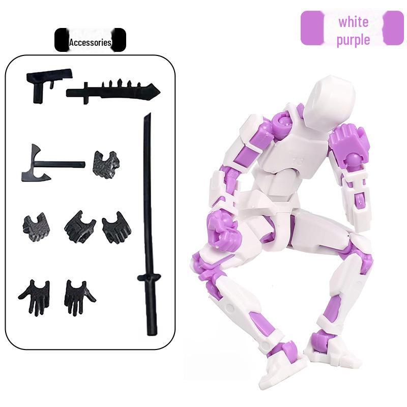 3D Movable Jointed Children's Dolls - Decompression Toy