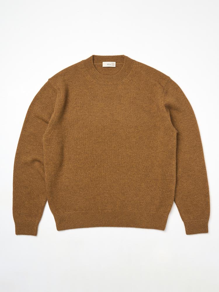 Berno 24Fw Fox Crew-Neck Knit Lux-Brown Xl