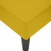 Vidaxl Chaise Longue With Right Armrest, Yellow , Velvety