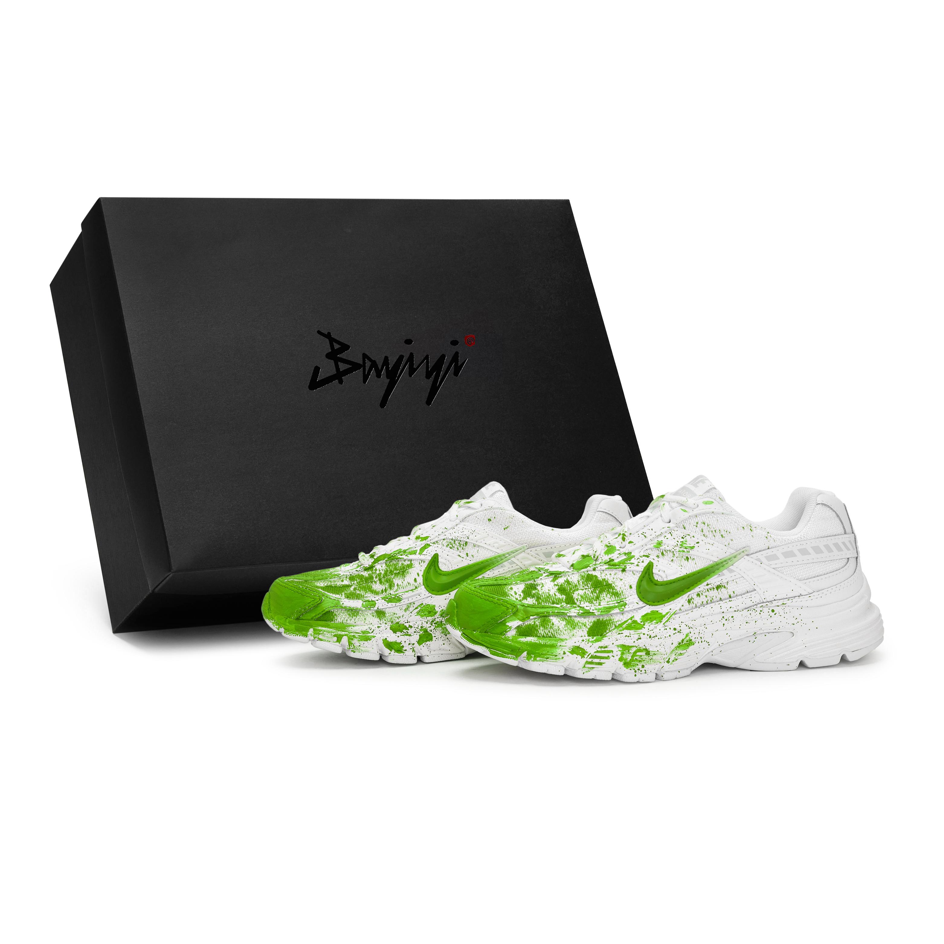 

Nike Initiator Slip Resistant Abrasion Resistant Low top Running Shoes Women s White Cyan Grass Green FZ9020-100(Team80-SBOX) 36