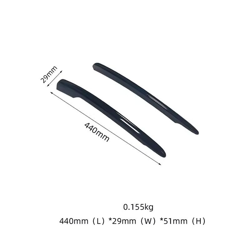 For Volvo XC90 Front Fog Light Strip Black Decorative Chrome Car Sticker Car Accessories 2015-