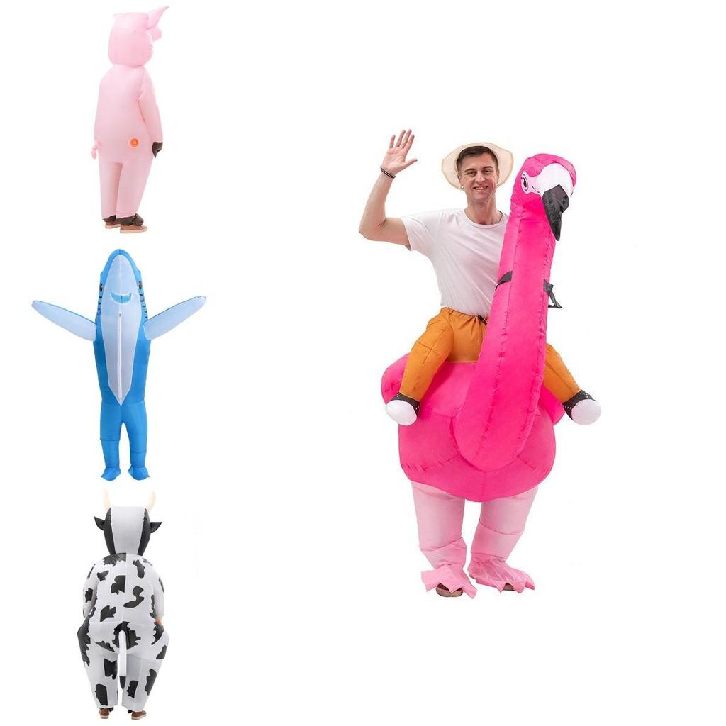 Zábavný nafukovací zvířecí kostým na Halloween, cosplay a maškarní večírky