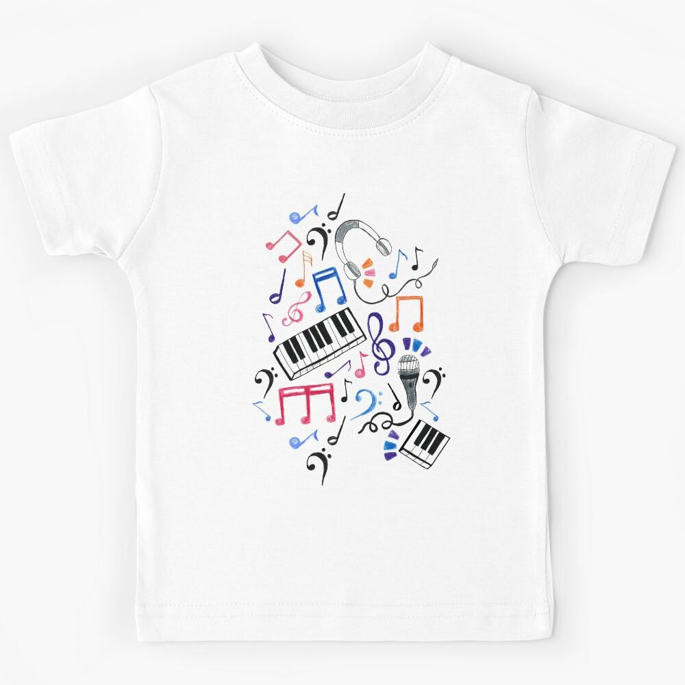 Good Beats - Music Notes & Symbols Kids T-Shirt 110
