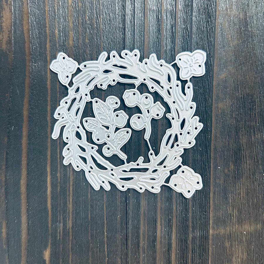 Flower Circle Metal Cutting Dies For DIY Scrapbooking Album Paper Cards Decorative Crafts Embossing Die Cuts