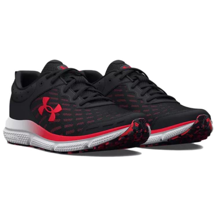 New Under Armour Charged Assert 10 'Black Red' 3026175-006