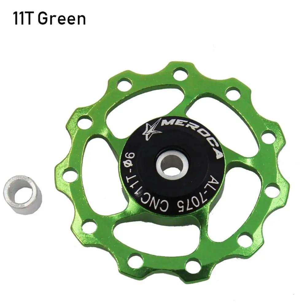 For MTB Bike 11T 13T Aluminum Jockey Wheel Mountain Road Bike Bicycle Rear Derailleur Guide Pulley Steel Bearing