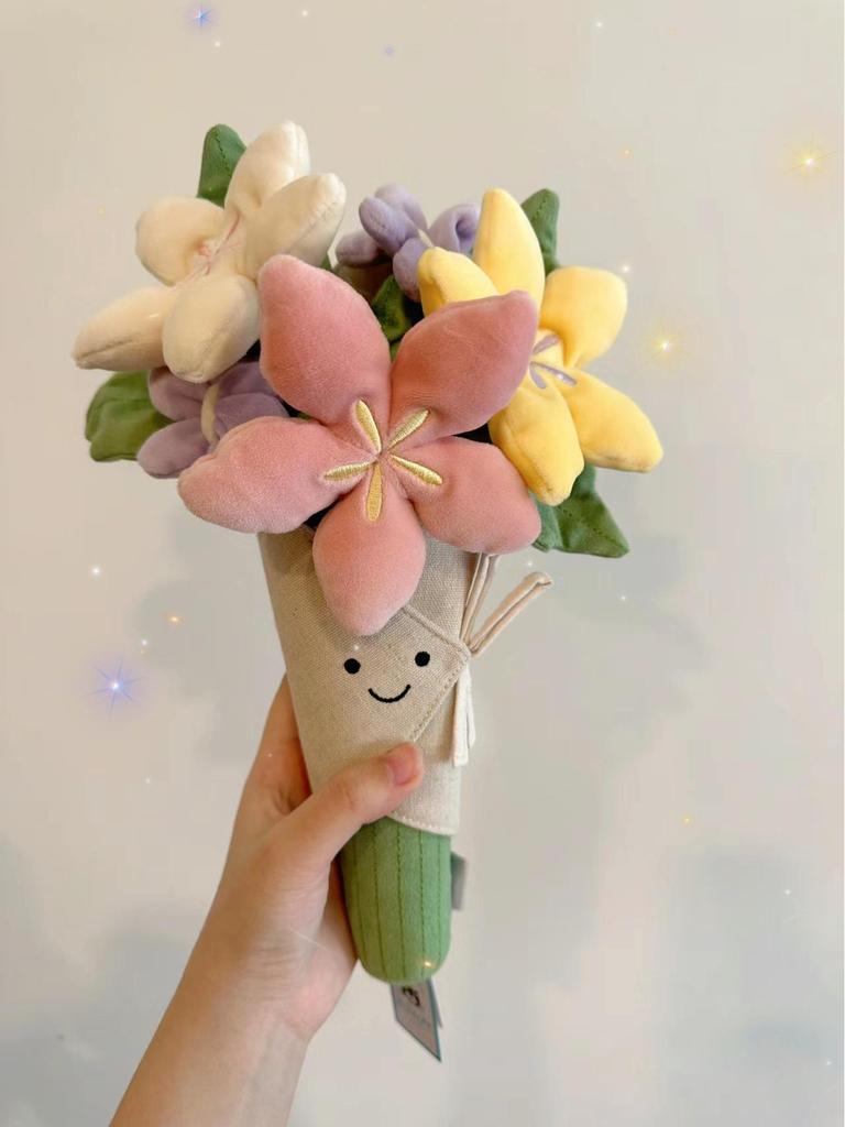 Plush Doll Bouquet: Graduation, Birthday, or Mother's Day Gift for Girlfriend, Mom, Teacher, or Nurse