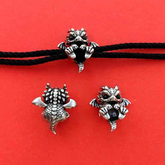 Dragon Bracelet Twisted Rope Retro Chinese Style Polished Alloy Lightweight Hip-Hop Wrist Accessory Unisex Bangle Jewelry