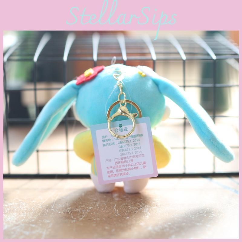 Swim Miku Hatsune Ring Keychain Anime Plush Toy Pp Cotton Gift Fans For