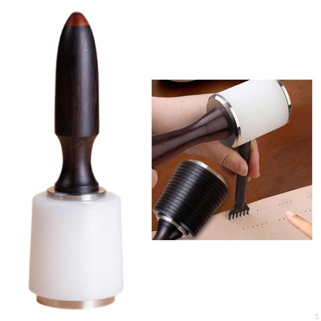 of Leather Head Maillet Hammer Manual Form Painting Tool in Nylon for