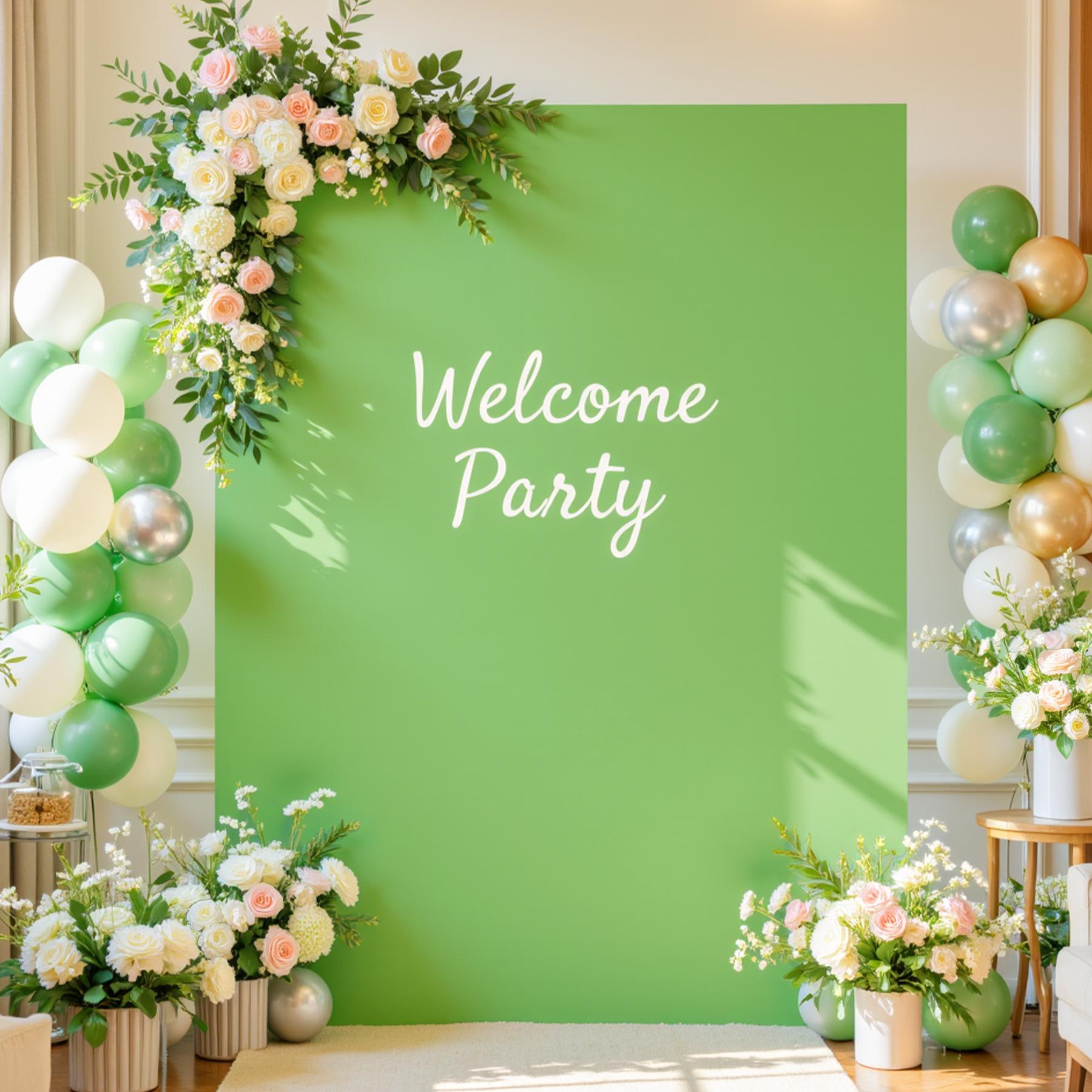 

Square Spandex Arch Backdrop Covers,Wedding Arch Cover Stretchy Backdrop Fitted Arch Covers for Party Birthday Anniversary Decor 100x200cm зелений