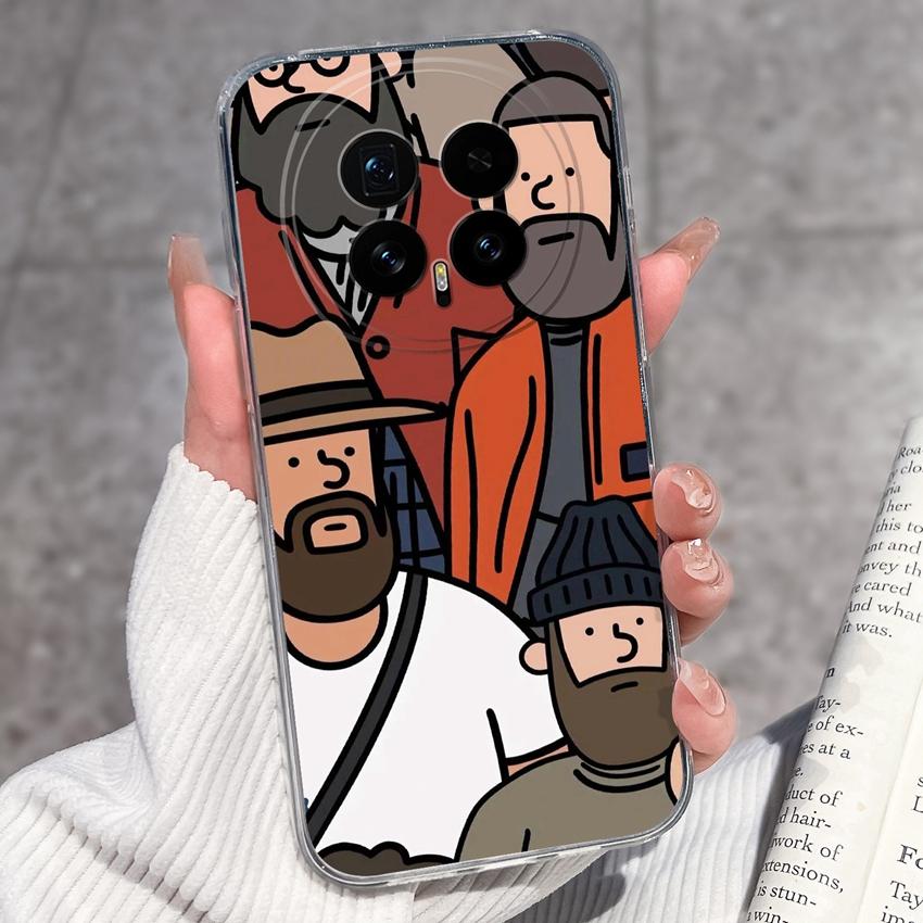 Für Huawei Honor Magic8 7 6 5 Pro Nova 12 Ultra 12i Handyhülle Schönes Blumenmuster Transparentes Silikon Vollschutzhülle Für Huawei Gehäuse