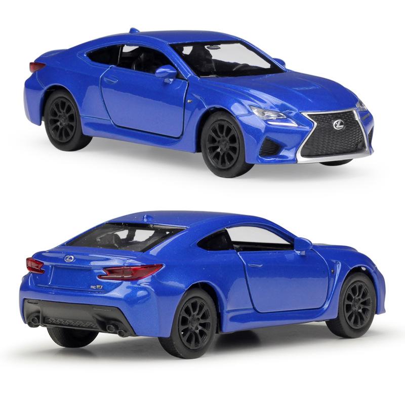1/38 Lexus RC F Sport Coupe Žaislinis Automobilio Modelis WELLY 1/36 Metalinis Lietas Transporto priemonės Miniatiūra Traukiamas Atgal Kolekcija Dovana Berniukui Vaikams