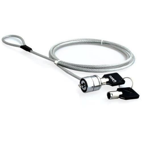 Antivol à clé pour PC - NATEC - LOBSTER - Sécurisé - Pratique - Durable