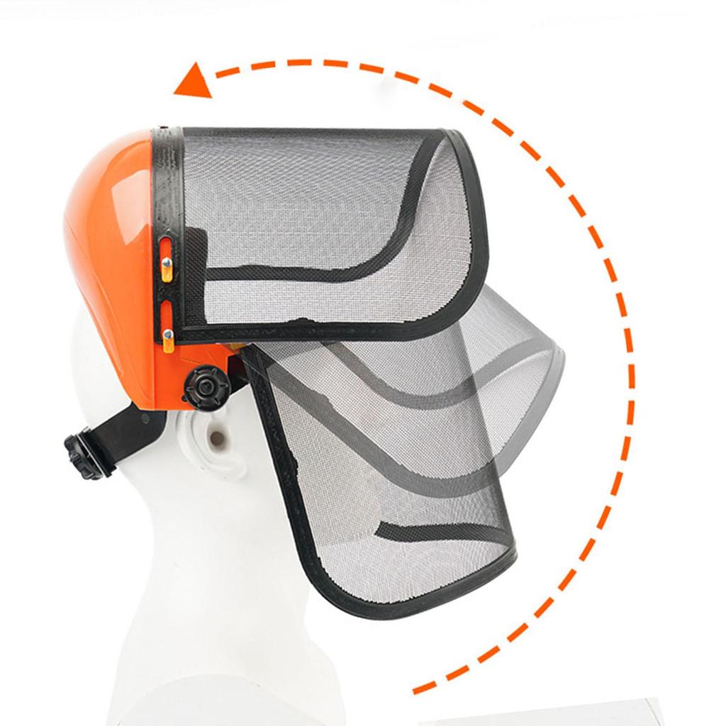 Helmet with Visor, Protective for Mower Forestry Logging