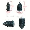 Glue-Free Tubeless Tire Repair Kit - Screw Plug Puncture Fix for Bike/Car/Motorcycle/Scooter, Fast & Easy w/ Durable Metal Tool