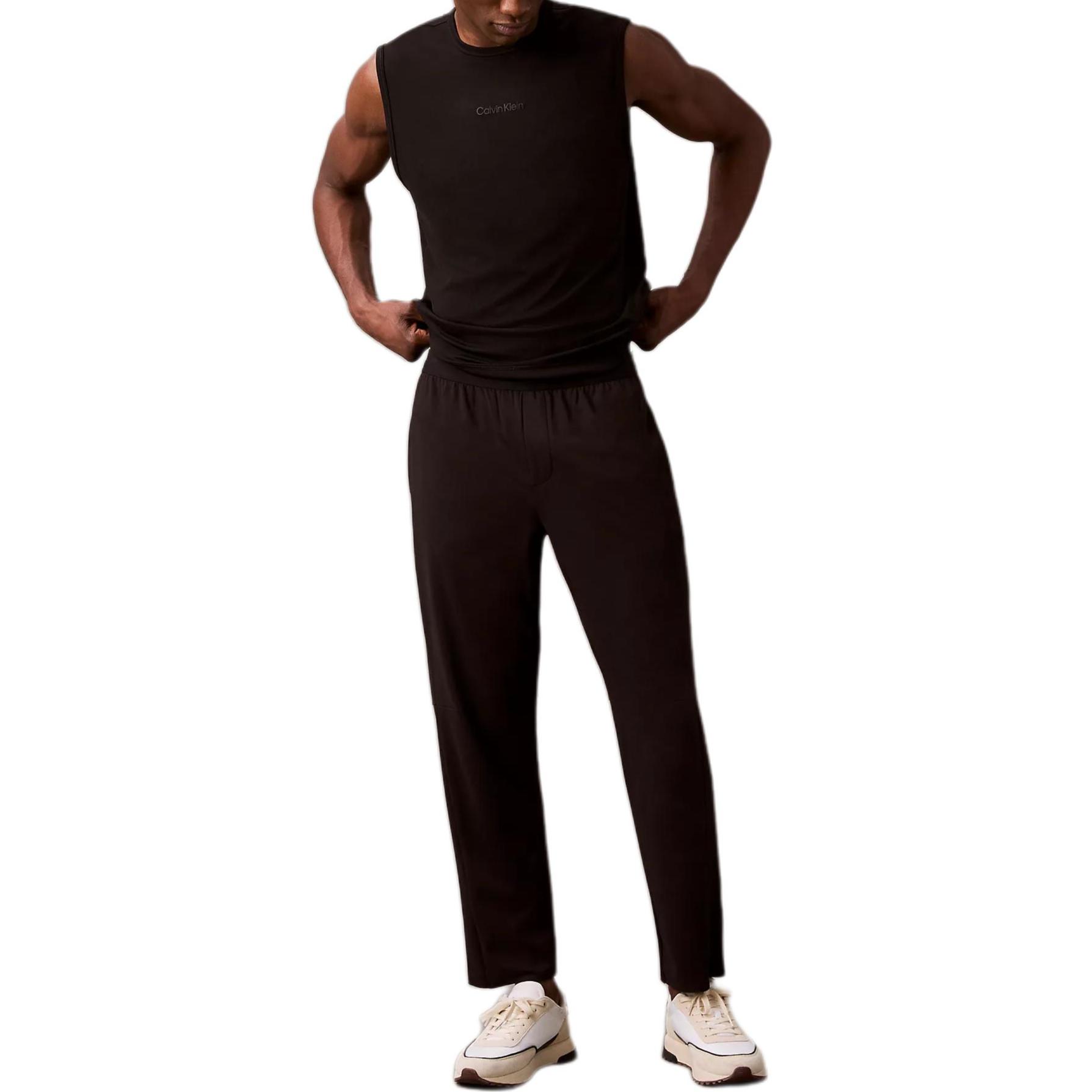 

Calvin Klein Мягкие Минималистичные Удобные Однотонные Вязаные Спортивные Штаны Мужские брюки Черные 407F650-002 XL