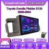 Android Car-Play Car Radio For Toyota Corolla Fielder E120 2000-2004 Multimedia Player Head Unit Stereo GPS Navigation BT WIFI,2+64GB