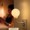 1Pc Internet Celebrity Led Night Light Intelligent Voice Moon Light Eye Protection Desk Light USB Voice Activated Night Light Gas Ambient Light
