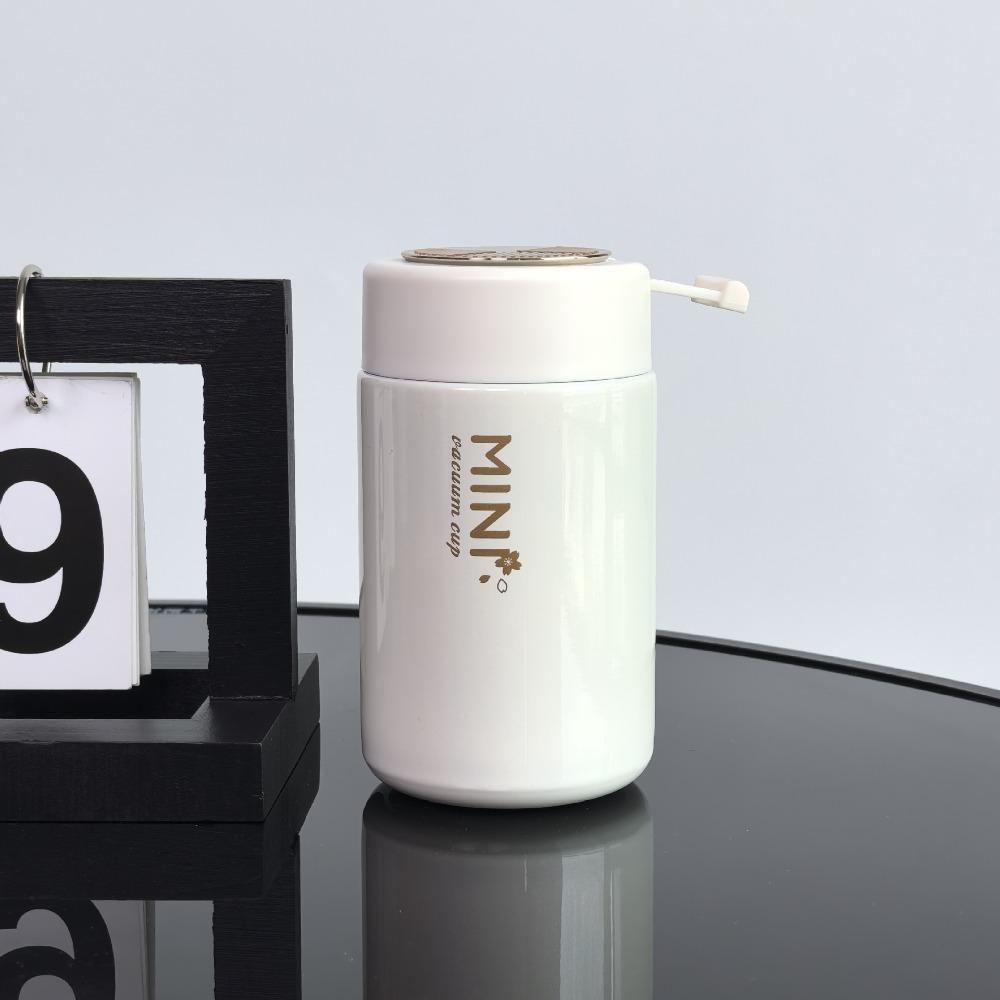

Flower Mini Thermos Cup Stainless Steel Thermal Water Bottle Portable Vacuum Flask Porridge Soup белый