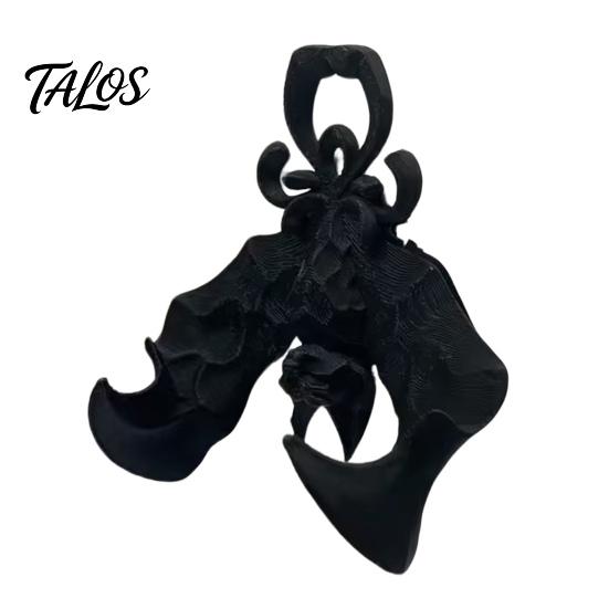 Functional Wall Decoration 3D Printed Bat Hook, Halloween Gothic Decorative Hanger, Dark Sturdy Hanging Storage Style Mount Hook for Keys And