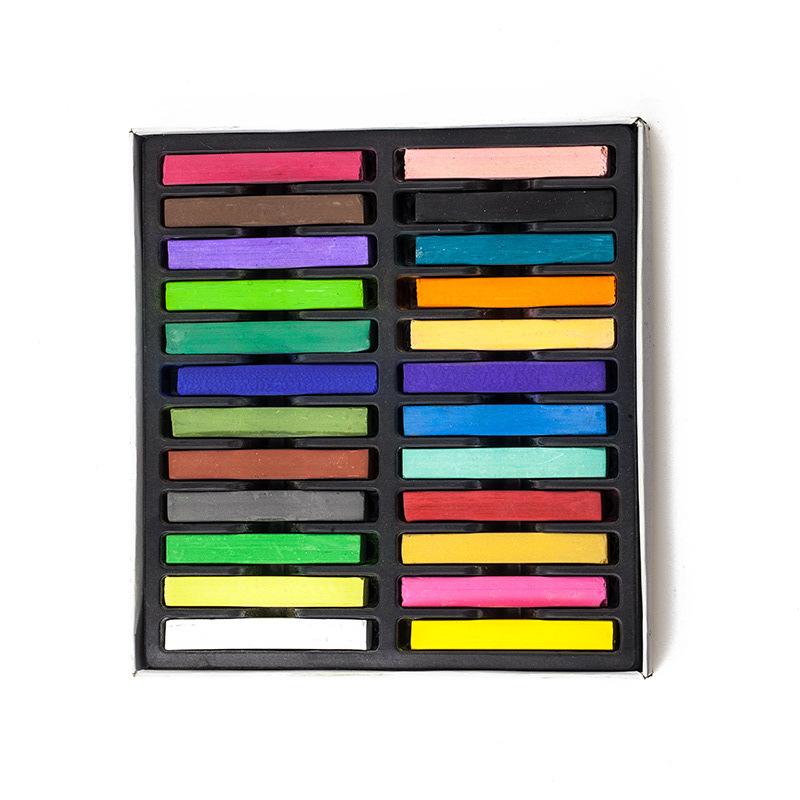 1 SET Pastell-Stifte 6 Farben 12 Farben 24 Farben Pinsel Kreidestift Künstlerbedarf Schülerfarbe Malstift Werkzeuge