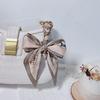 Woven Bow Scarf Keychain - Trendy Car Ring & Women's Bag Pendant