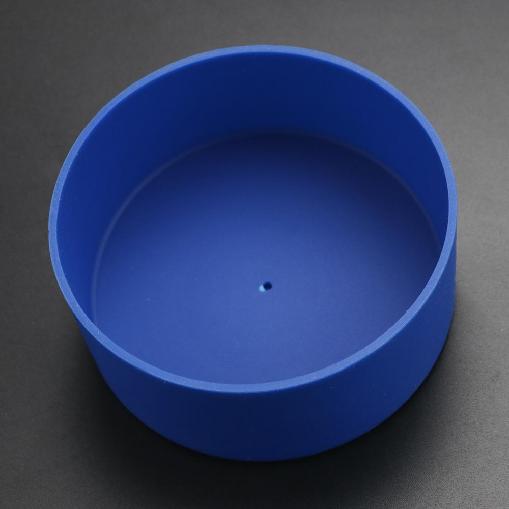 

1pc 9.5cm For Better Life Soft Silicone Cup Bottom Sheath Protector Sleeve For Glass Water Tea Bottle Anti Damage Accessories темно-синий
