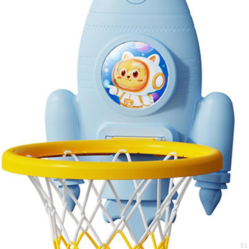 Foldable Basketball Hoop Door and Wall Toddler Set for Boys