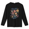 Teach Them Love Watch Grow Retro Teacher Floral T Shirt White vintage Washed graphic homme Unisex designer clothes Comfortable