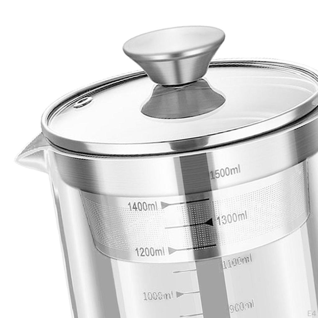 Glass Tea Infuser Pitcher Set for Refreshing Drinks