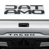 For Tacoma 2016 2017 2018-2021 3D Raised Tailgate Insert Letters Emblem Car Rear Trunk Letter Word Nameplate For Tacoma Stickers