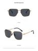 Men's Lightweight Polarized Metal Sunglasses - UV Protection, Black Outdoor Design