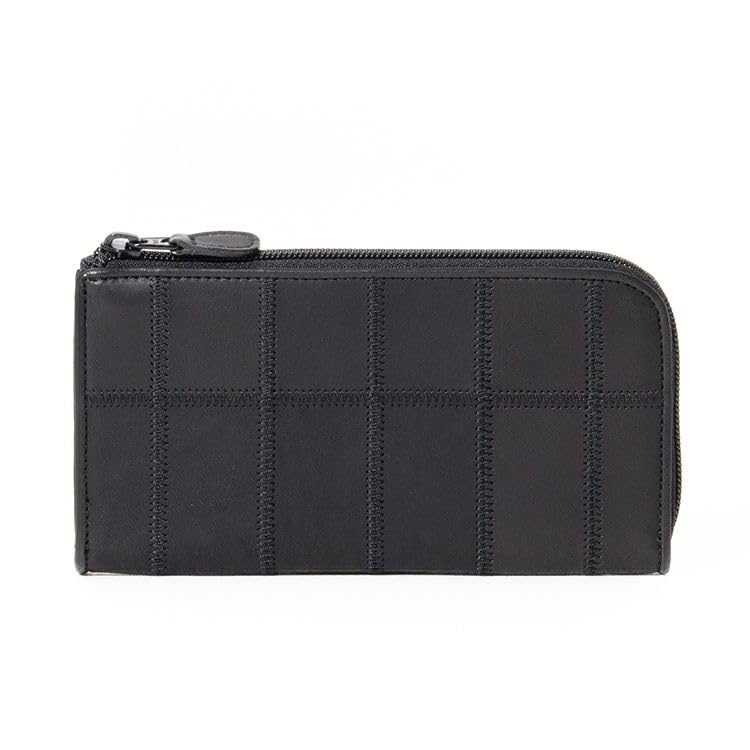 

Official Baseball Glove Zipper Long Wallet Genuine Leather Long Wallet Large Capacity Wallet with Coin Purse Long Wallet DPC804TW Black [Tryon] чорний