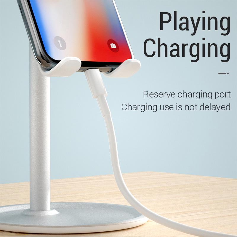 Handyhalter Ständer Handy Tablet Universal Schreibtischhalter für iPhone X 8 7 Samsung Desktop