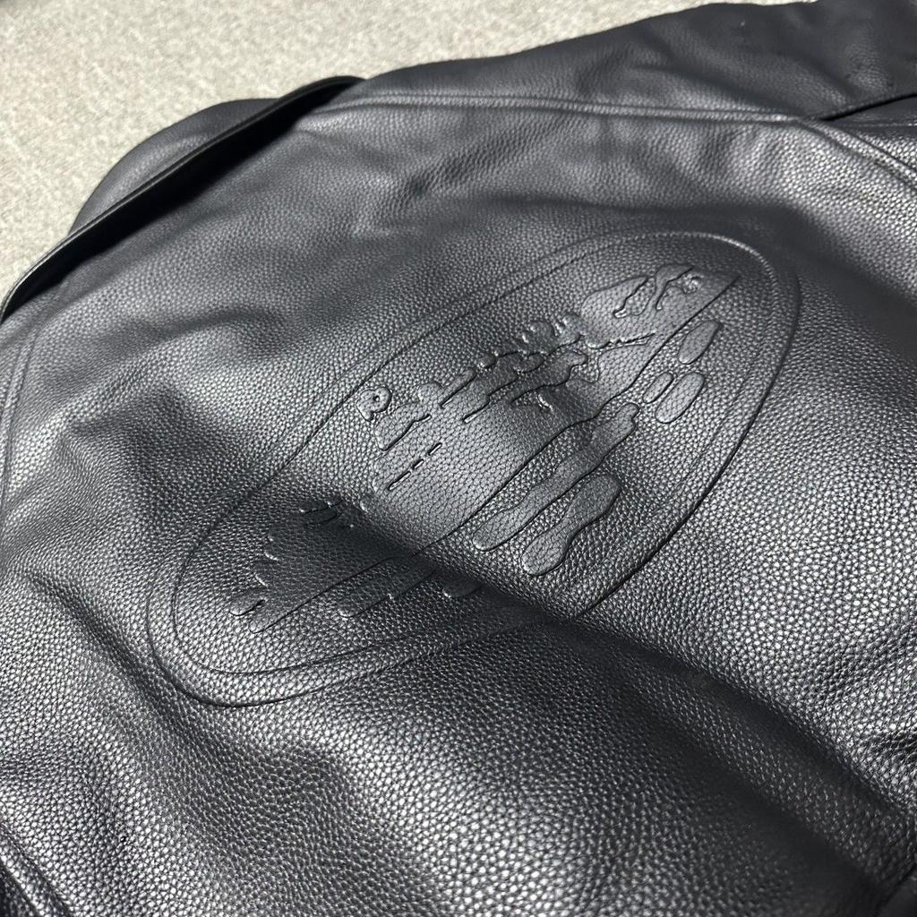 Bavlněná bunda podšitá PU kůží Unisex ležérní bunda na zip