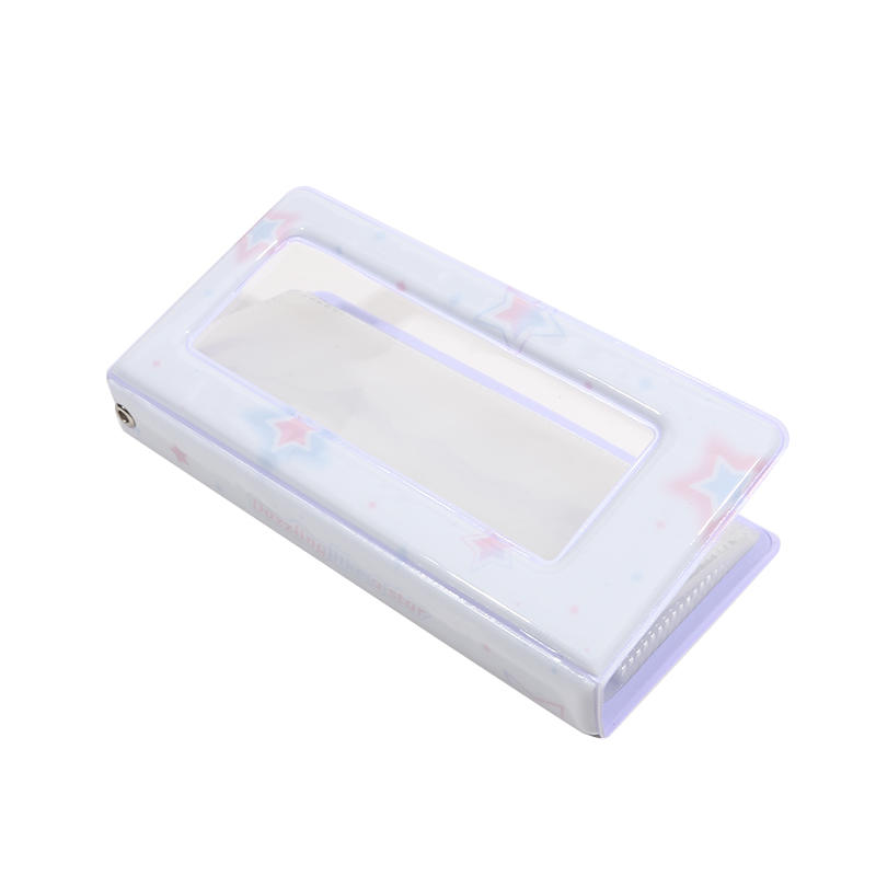 Star Pattern Photocard Holders Binder Album Mini Portable Cartoon Photo Card Holder Book for Collection