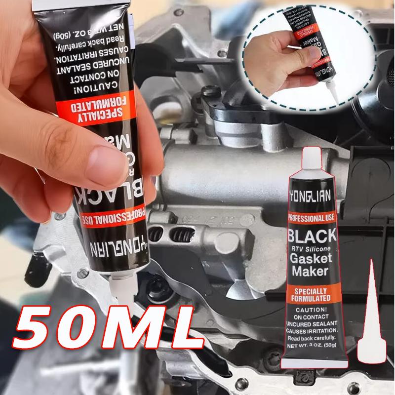 50ml automobilový těsnící tmel Tekutý těsnící tmel Těsnění motoru Těsnění černé kapaliny Těsnění odolné proti oleji